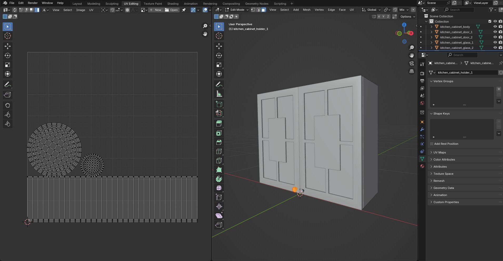 Kitchen Cabinet CG20 3D model_14