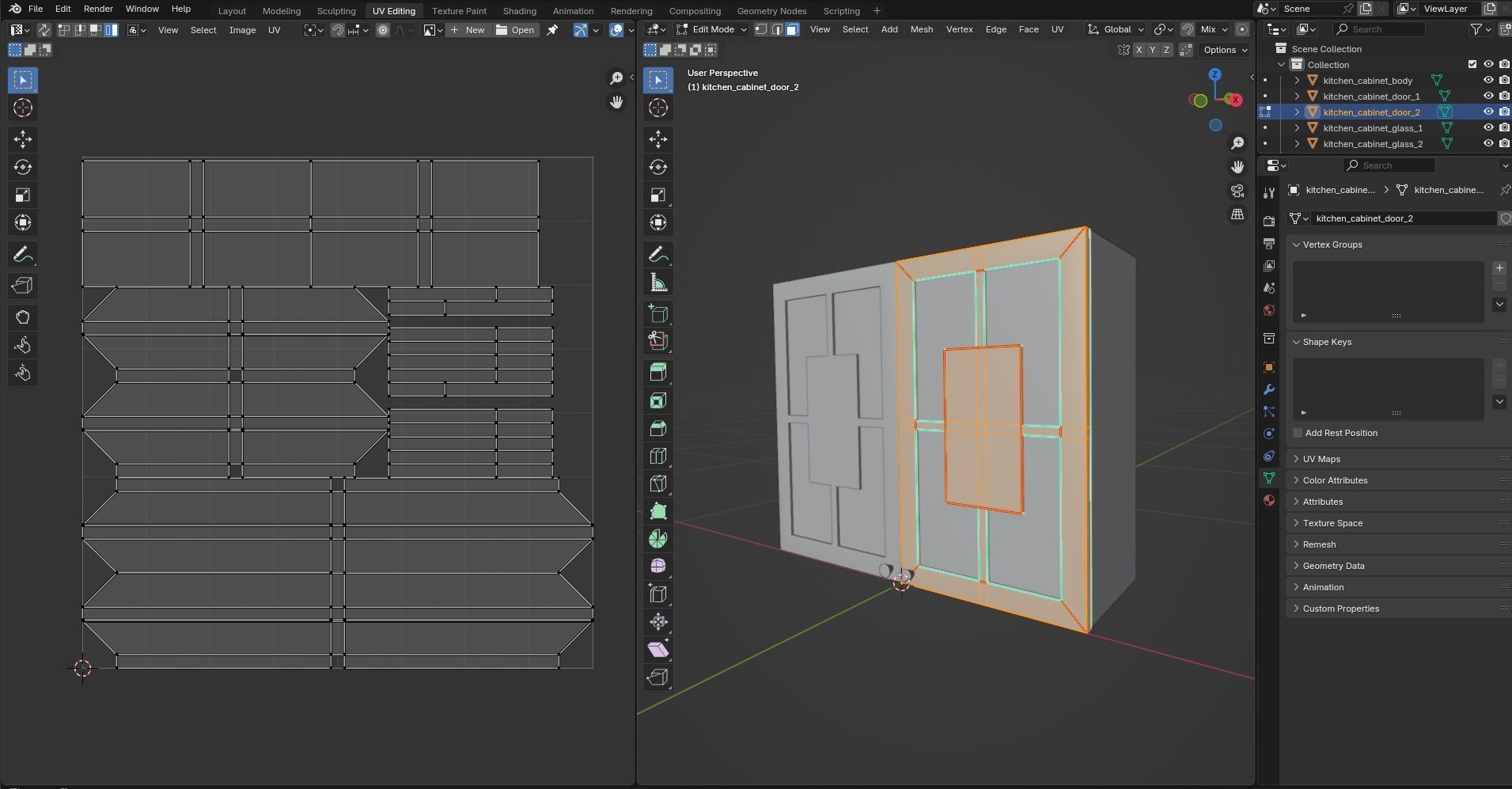 Kitchen Cabinet CG20 3D model_13