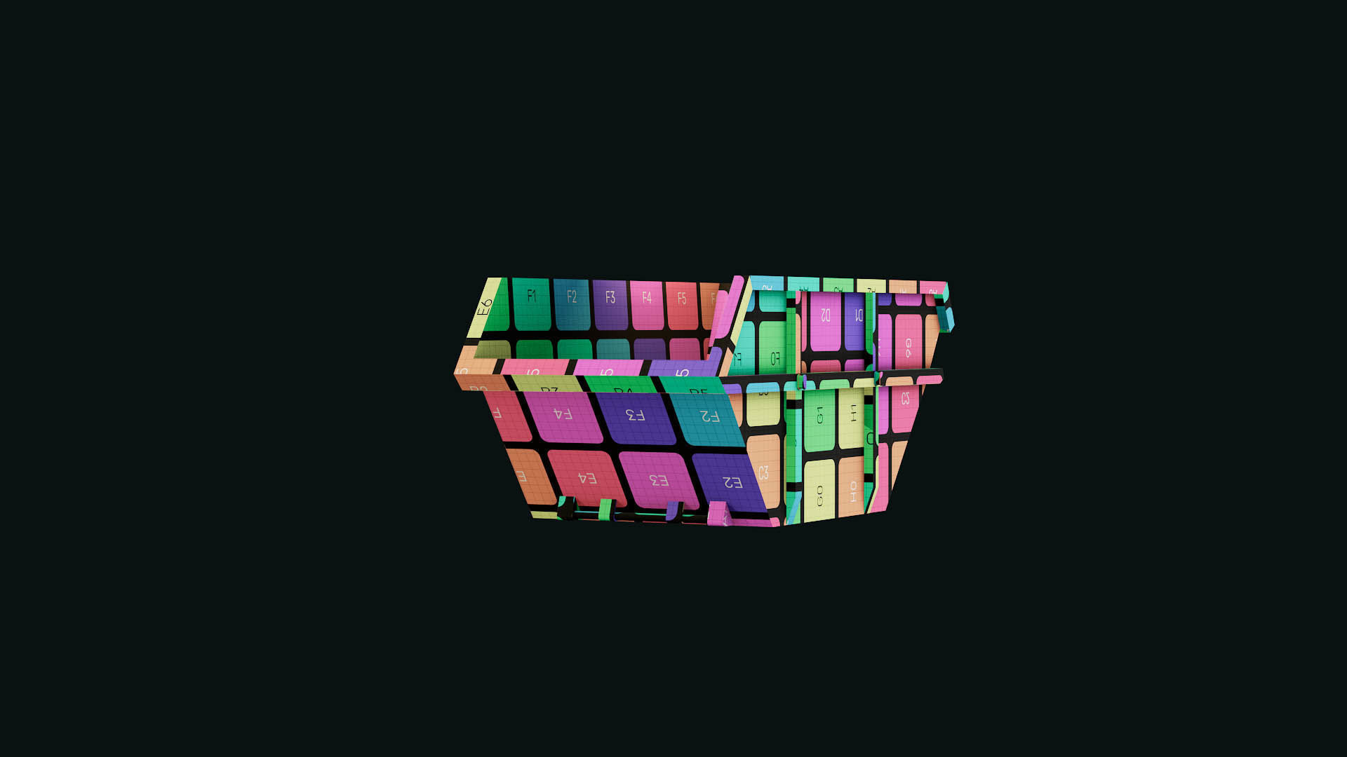 Open dumpster for construction garbage Low-poly 3D model_5