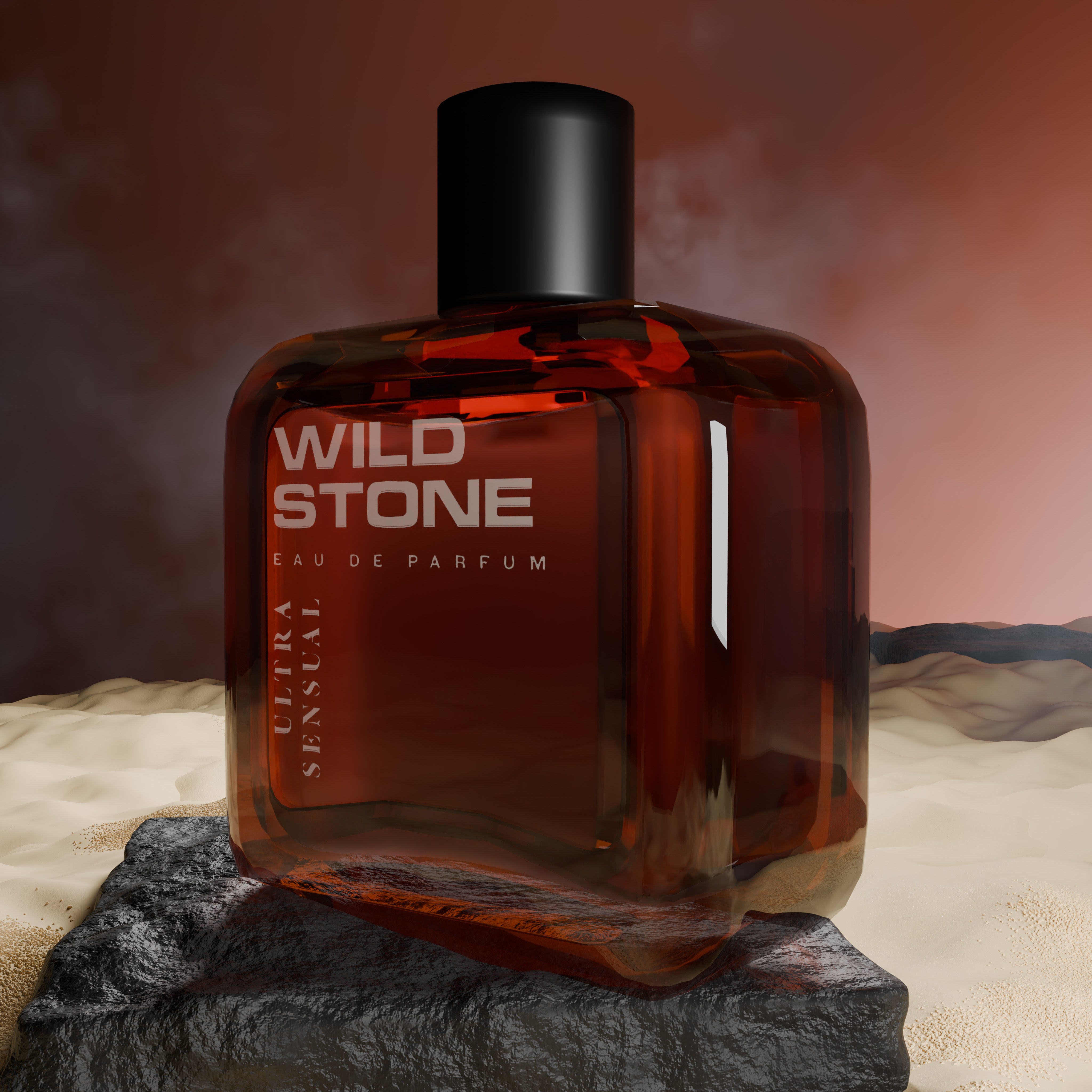 wild stone parfume model 3D model_2