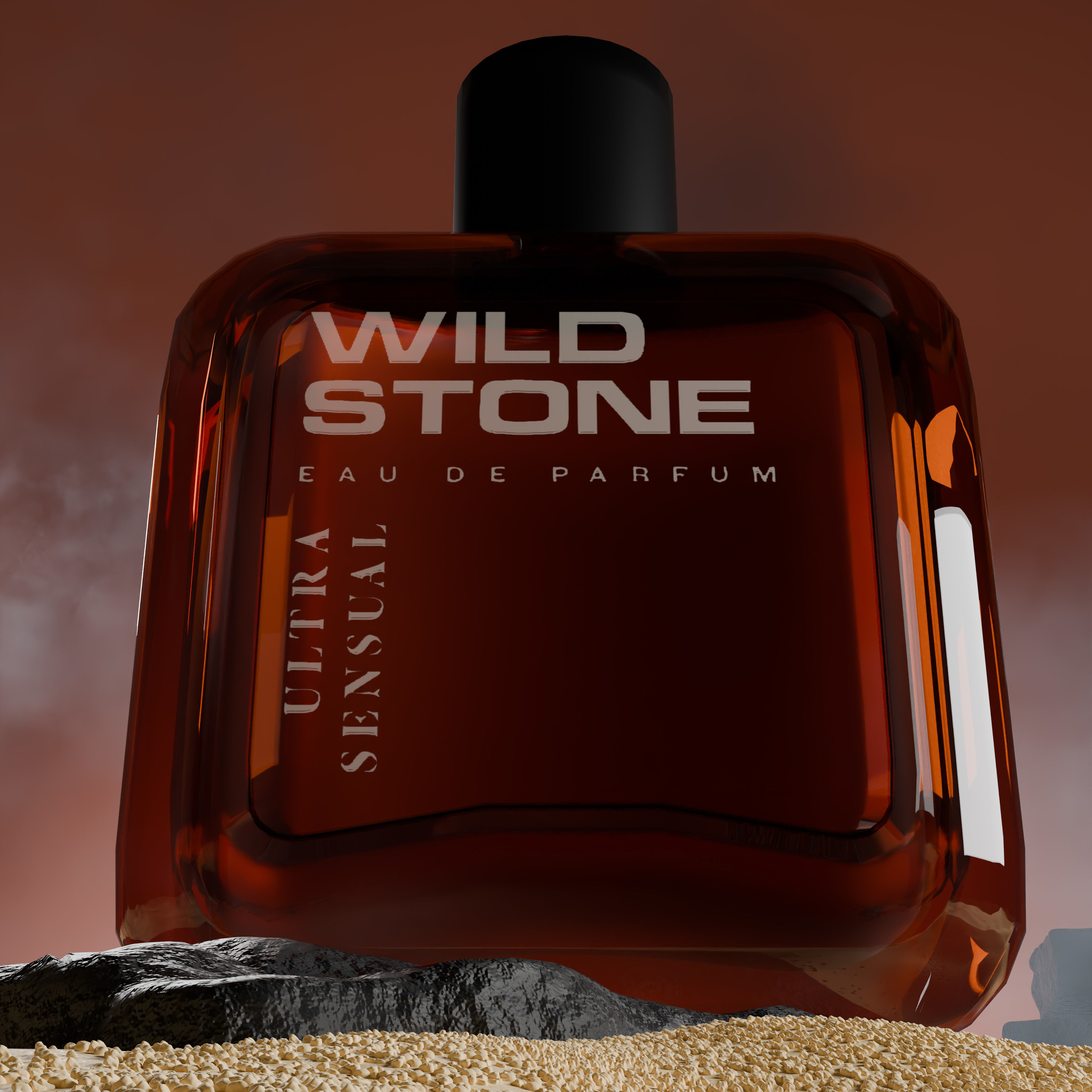 wild stone parfume model 3D model_1