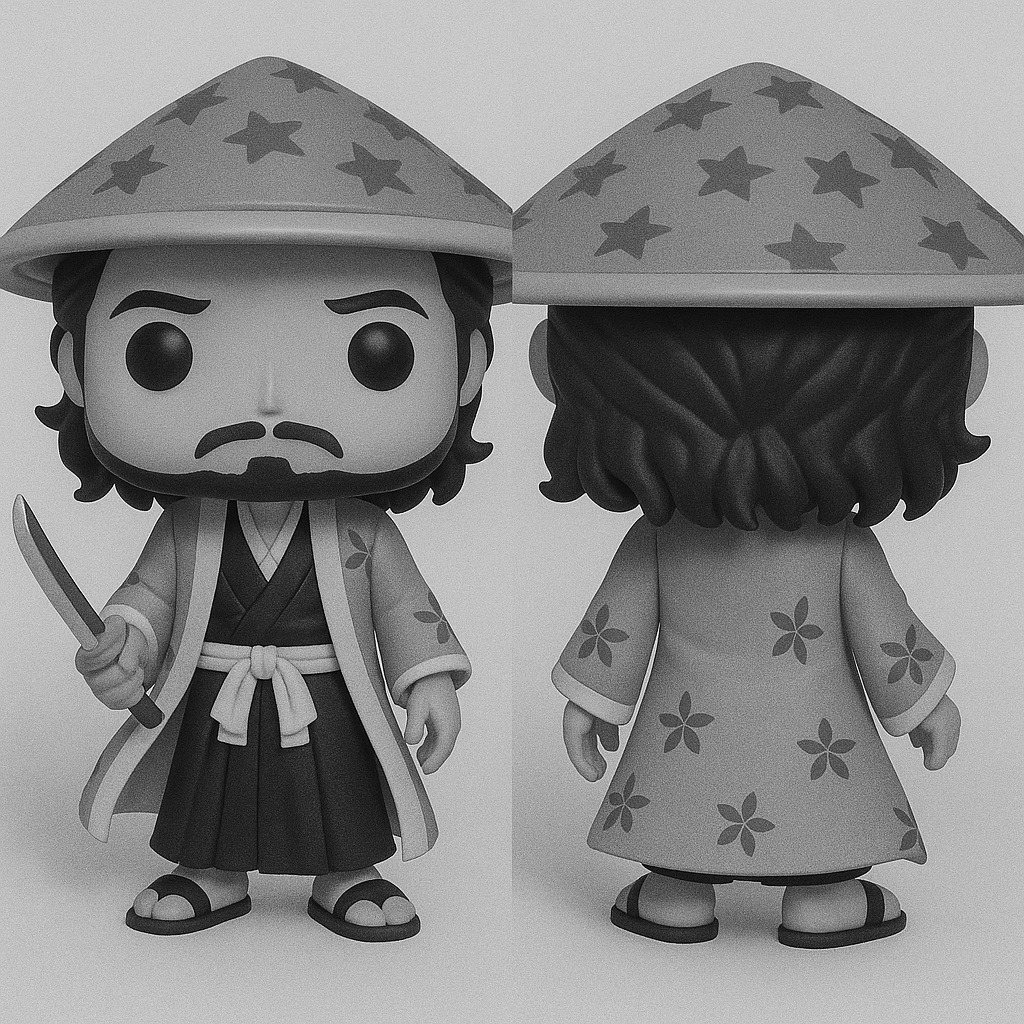Funko Bleach Shunsui Kyoraku 3D print model_1