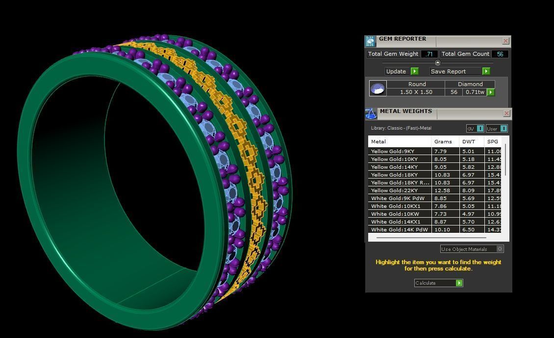 Solitaire Wedding Engagement Ring 3D print model 3D print model_7