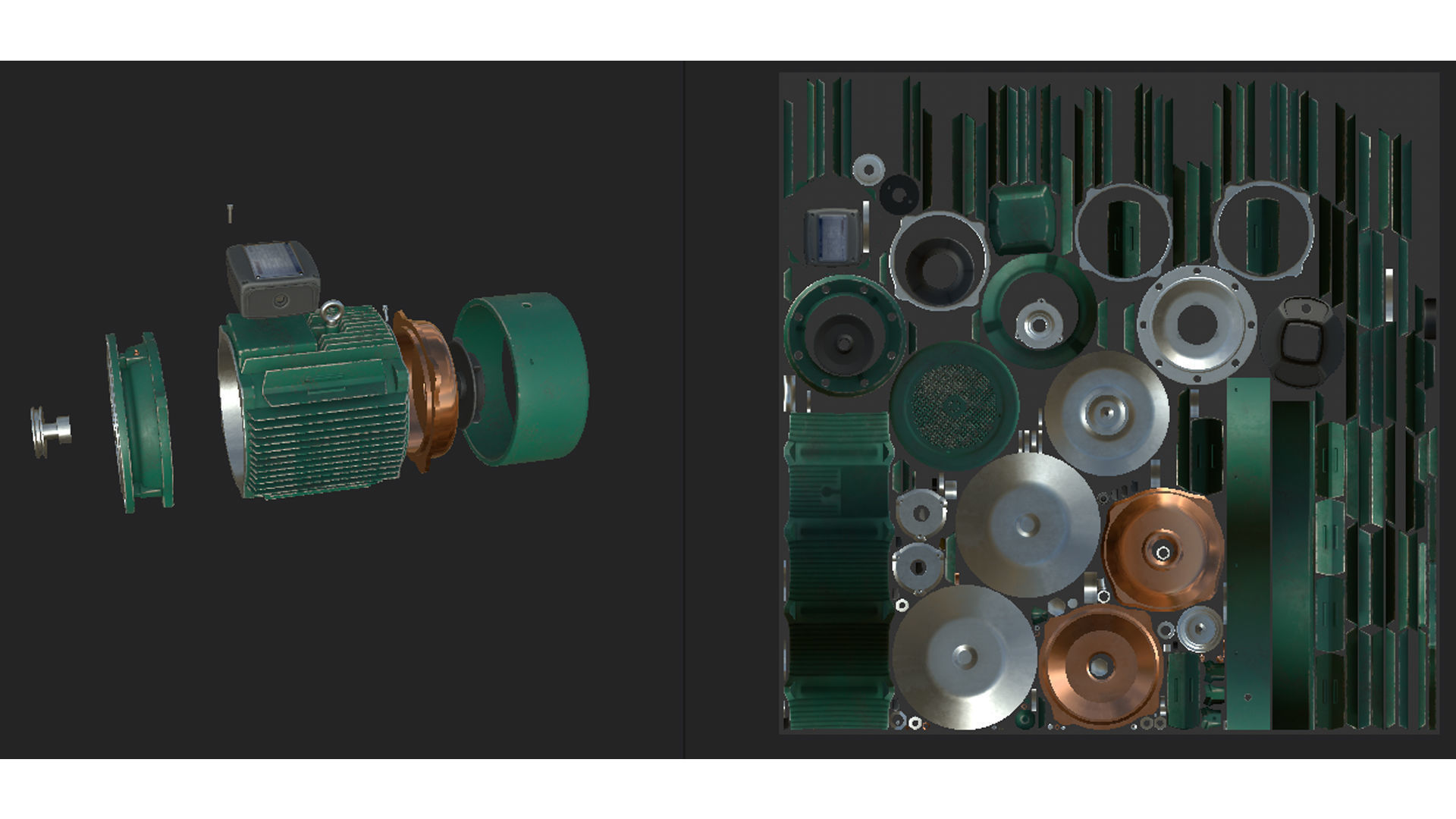 electrical machinery Low-poly 3D model_12