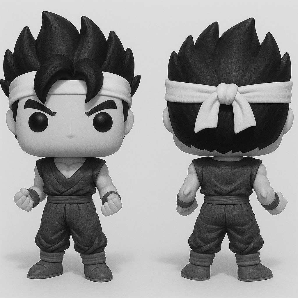 Funko Dragon Ball Z - Gohan 3D print model_1