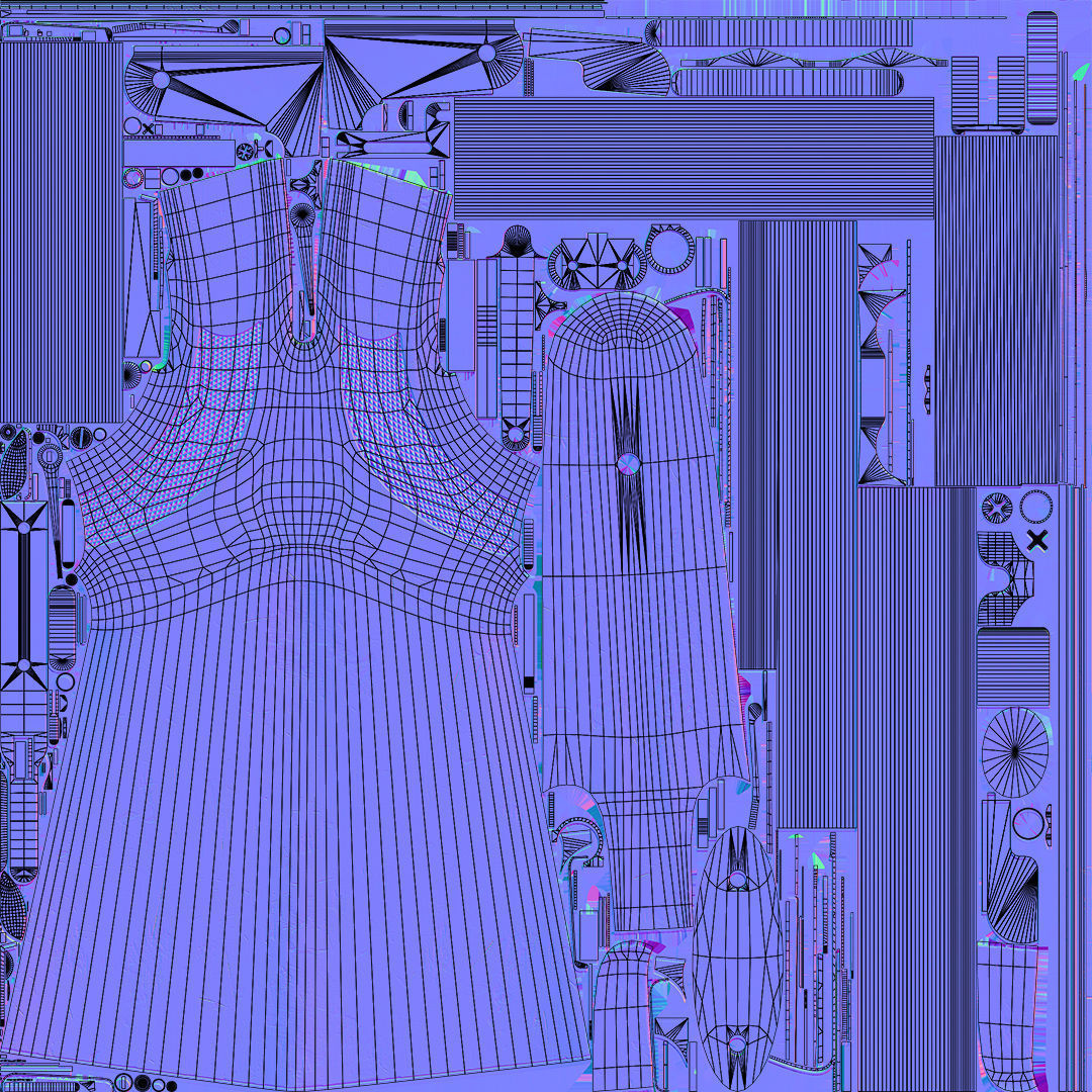 Generic double barrel shotgun  Low-poly 3D model_25