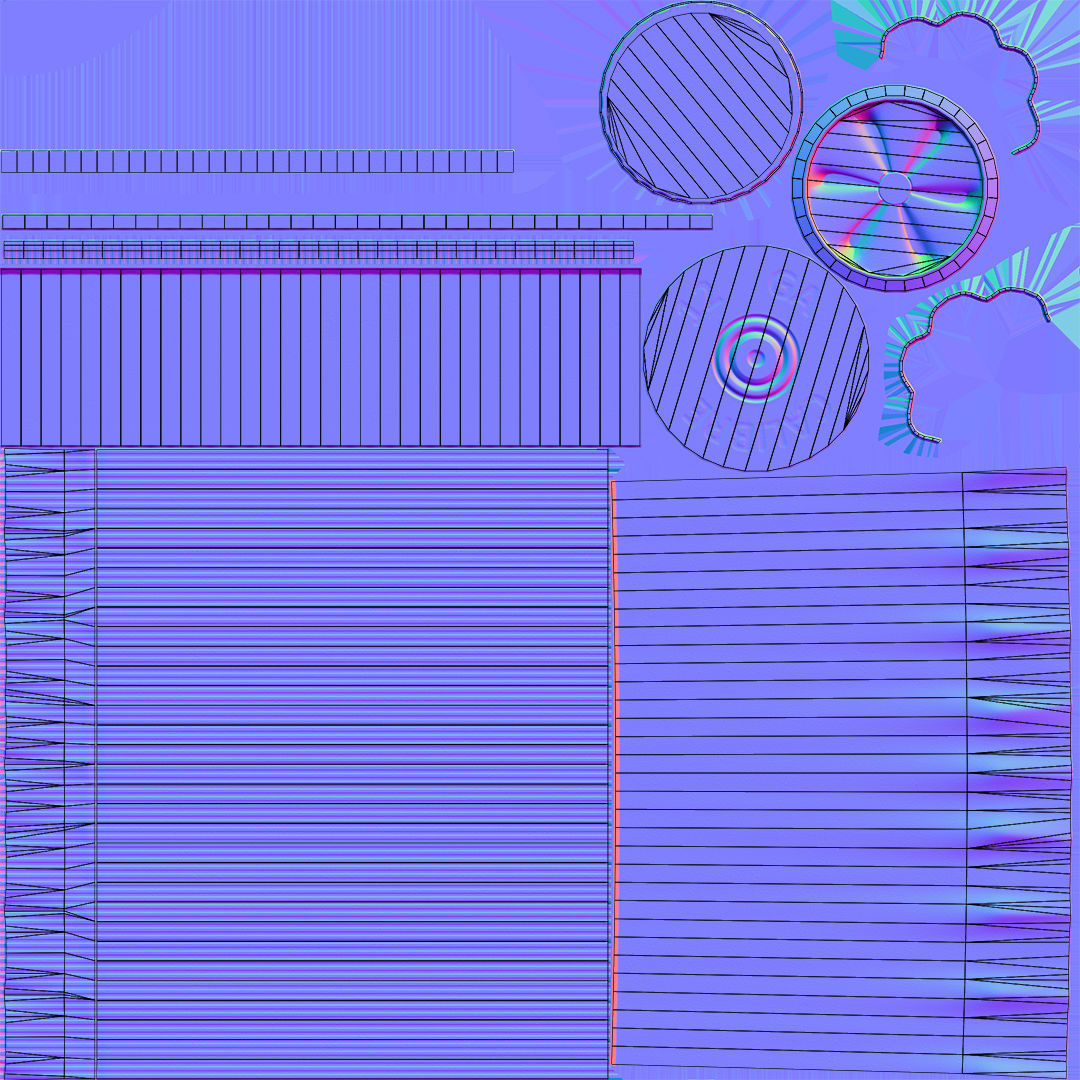 Generic double barrel shotgun  Low-poly 3D model_24