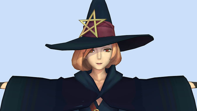 Esmeralda Tusspells - The Great Ace Attorney 2 Resolve Low-poly 3D model