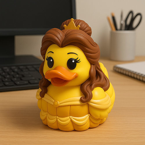 Rubber Duck - Princess Belle model  3D print model
