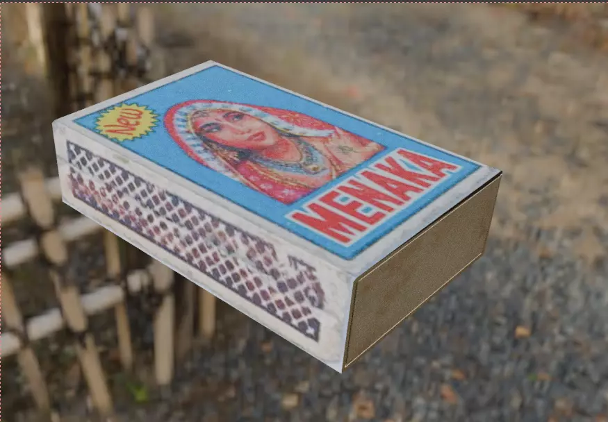 India Matchbox Low-poly 3D model