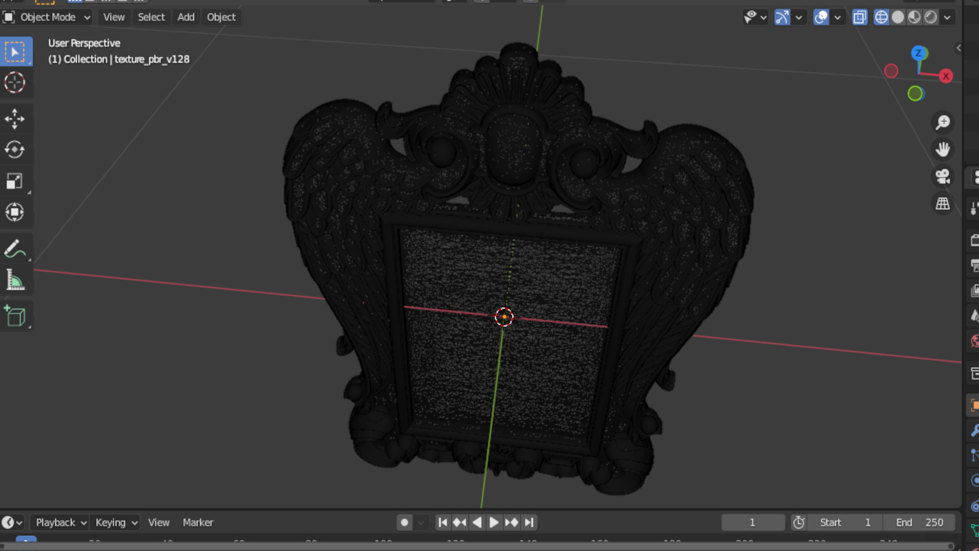 carved frame mirror cnc and 3d printing 3D print model_7