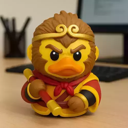 Rubber Duck - Wukong model - 3d print 3D print model
