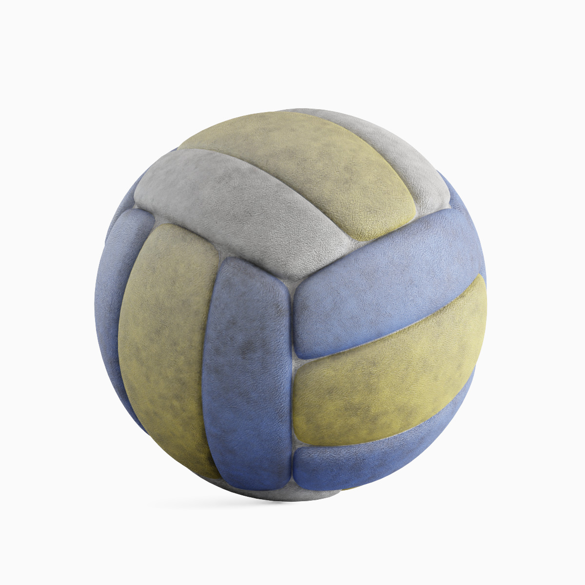 Dirty Volleyball Ball Set 3D model_1