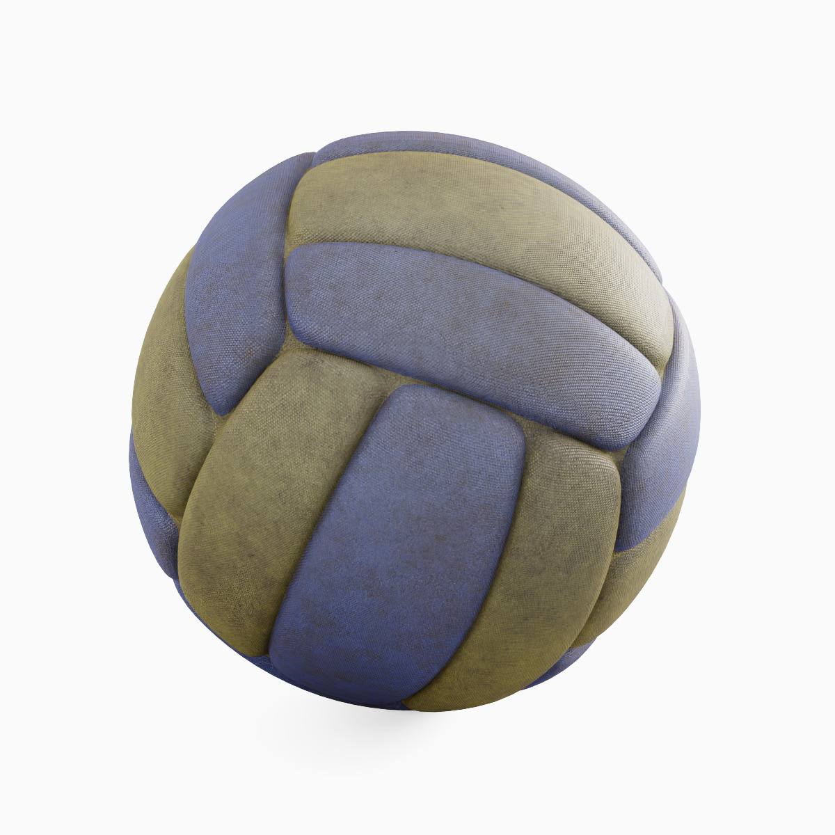 Dirty Volleyball Ball Set 3D model_10