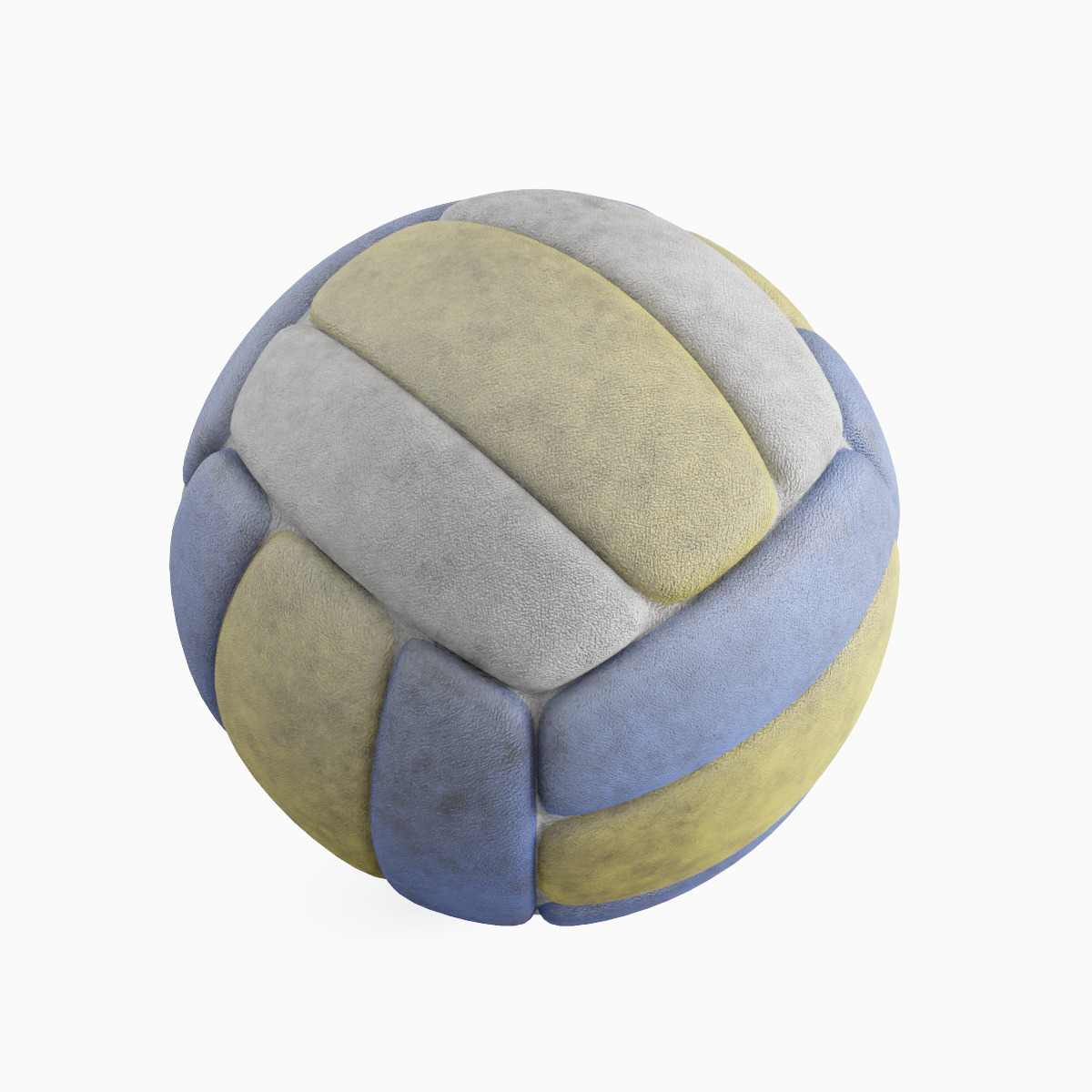 Dirty Volleyball Ball Set 3D model_3