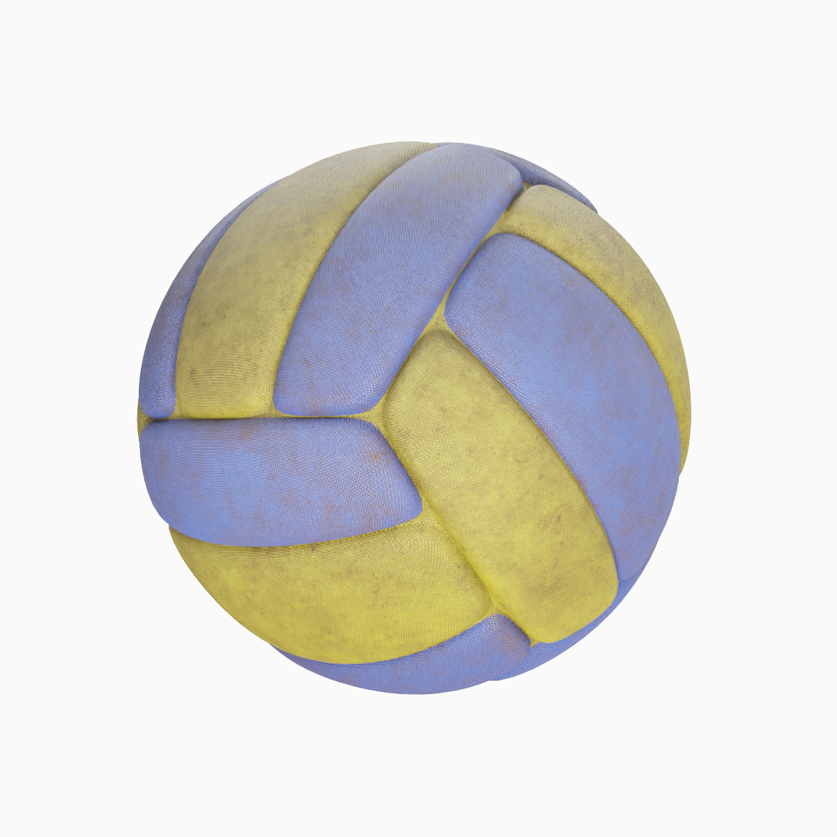 Dirty Volleyball Ball Set 3D model_12