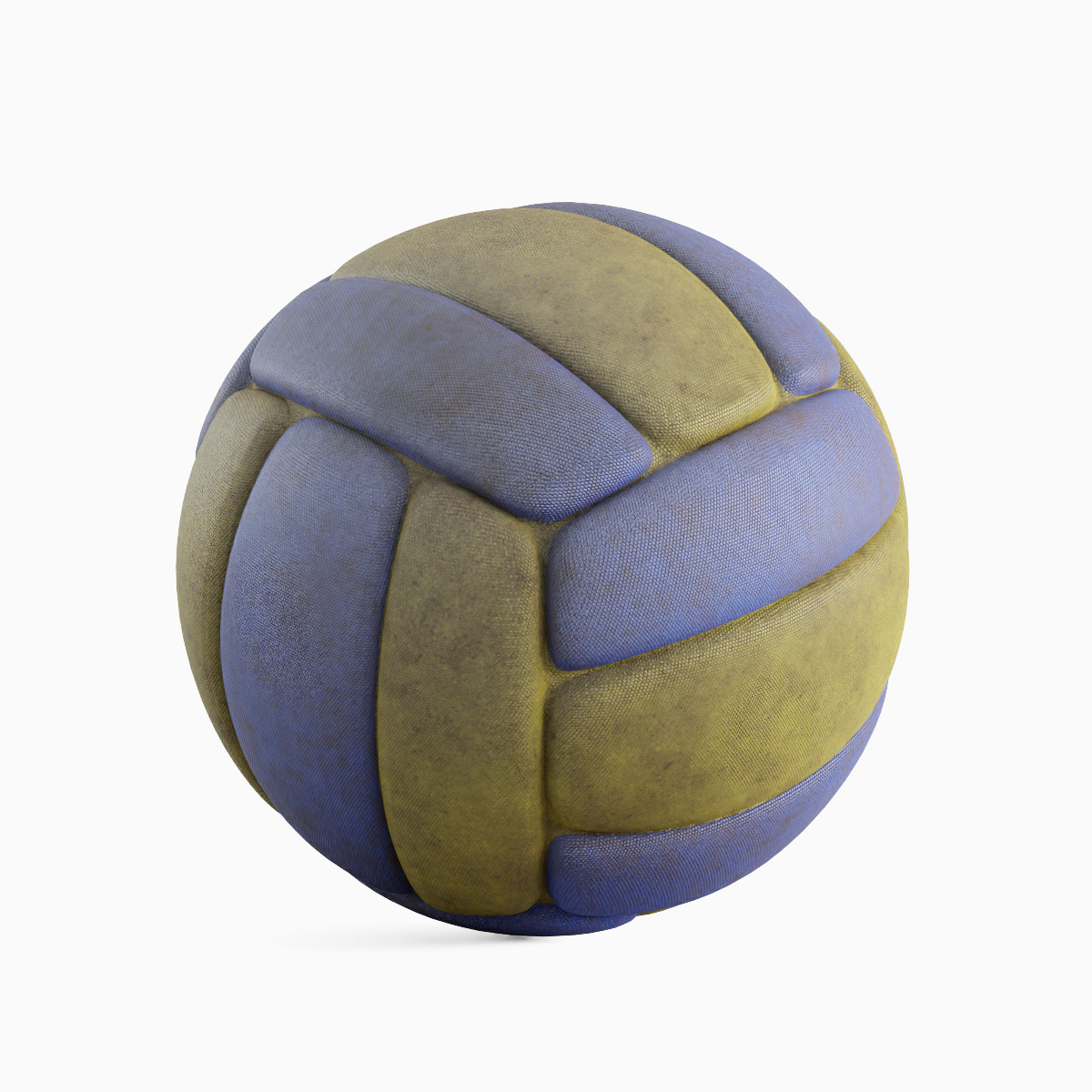 Dirty Volleyball Ball Set 3D model_9