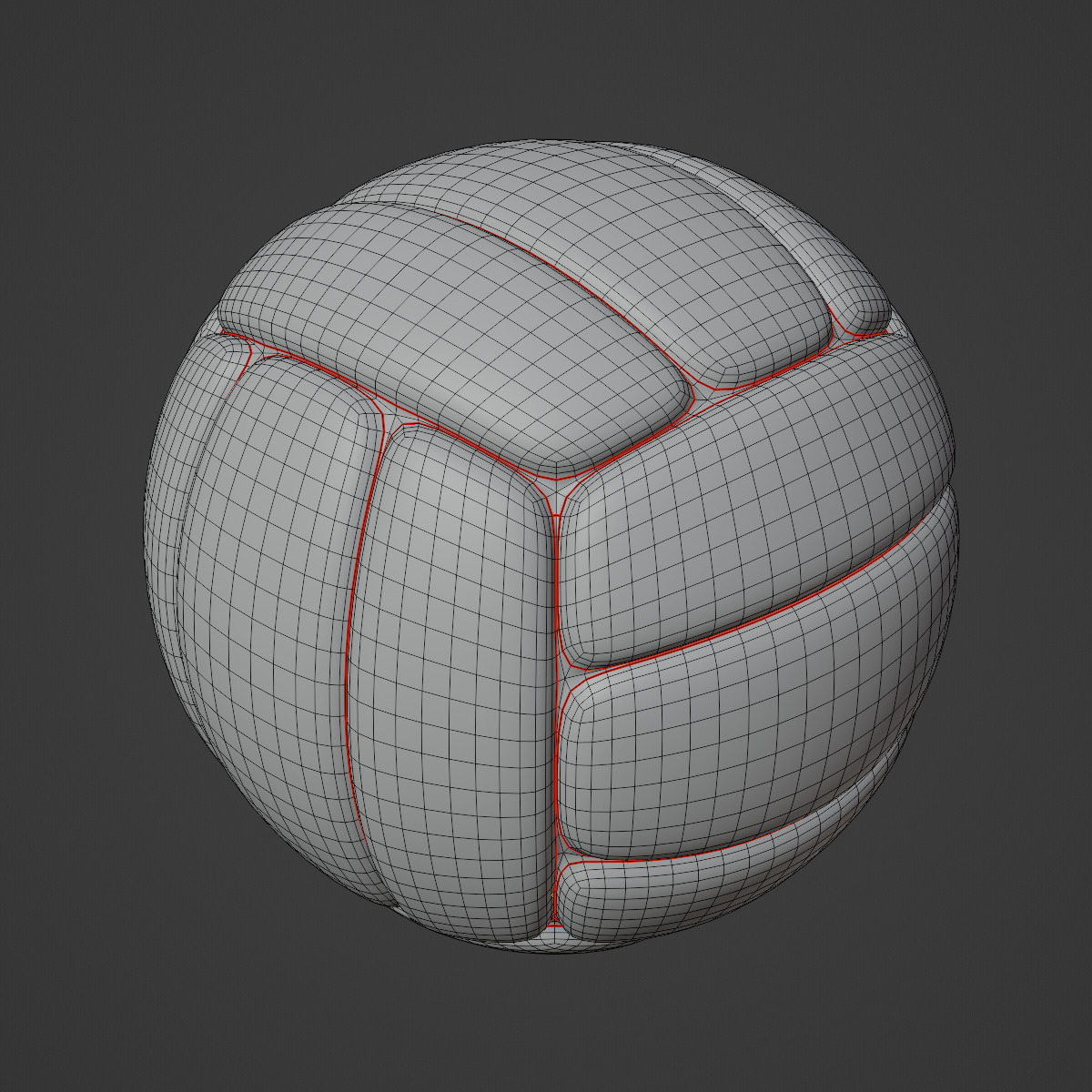 Dirty Volleyball Ball Set 3D model_14