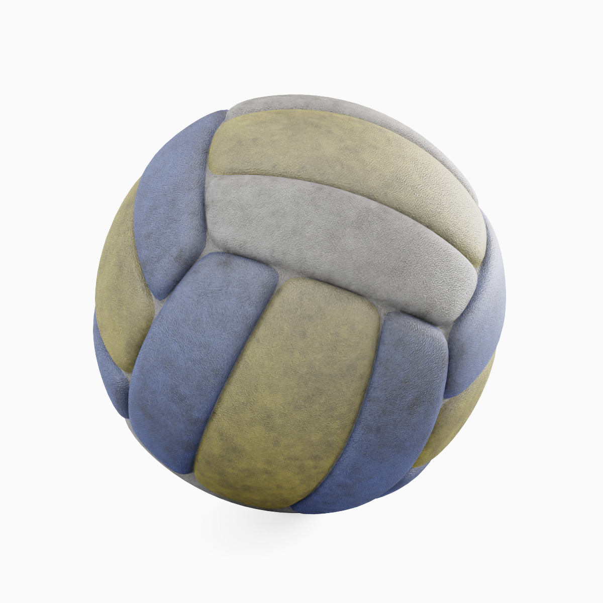 Dirty Volleyball Ball Set 3D model_2
