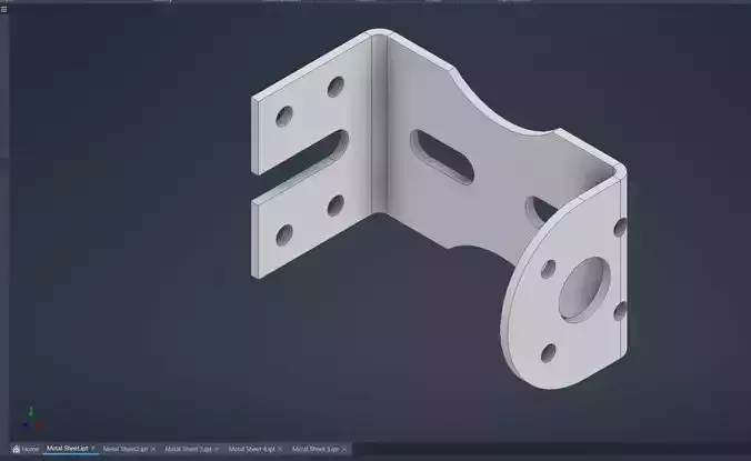 Metal Sheet 1 Practice Exercise  3D print model