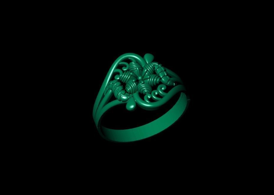 Rings 3D print model_3