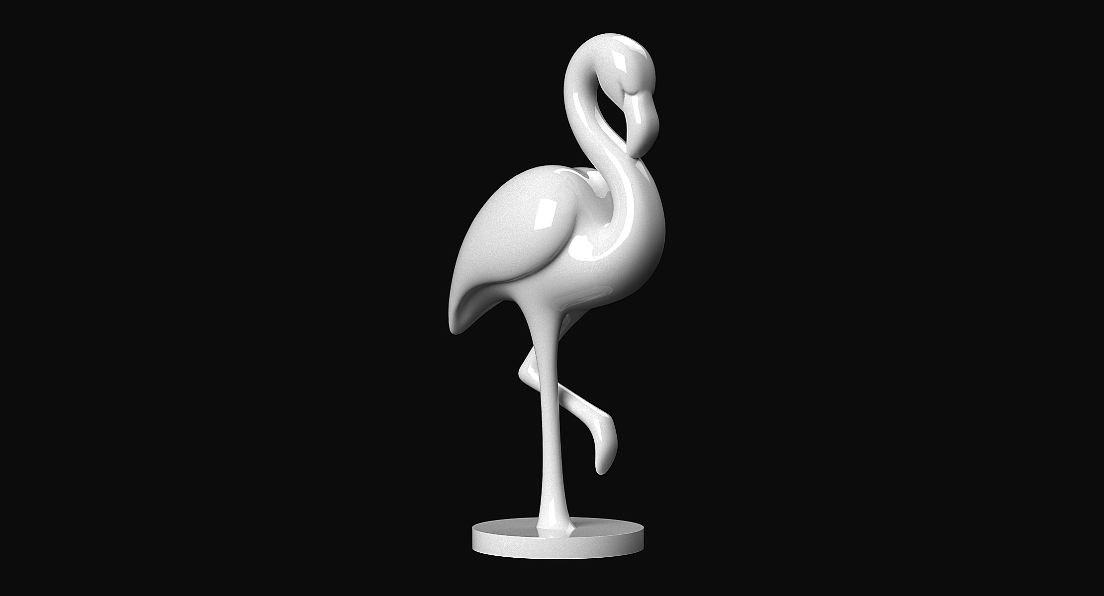 Flamingo 3D print model_6