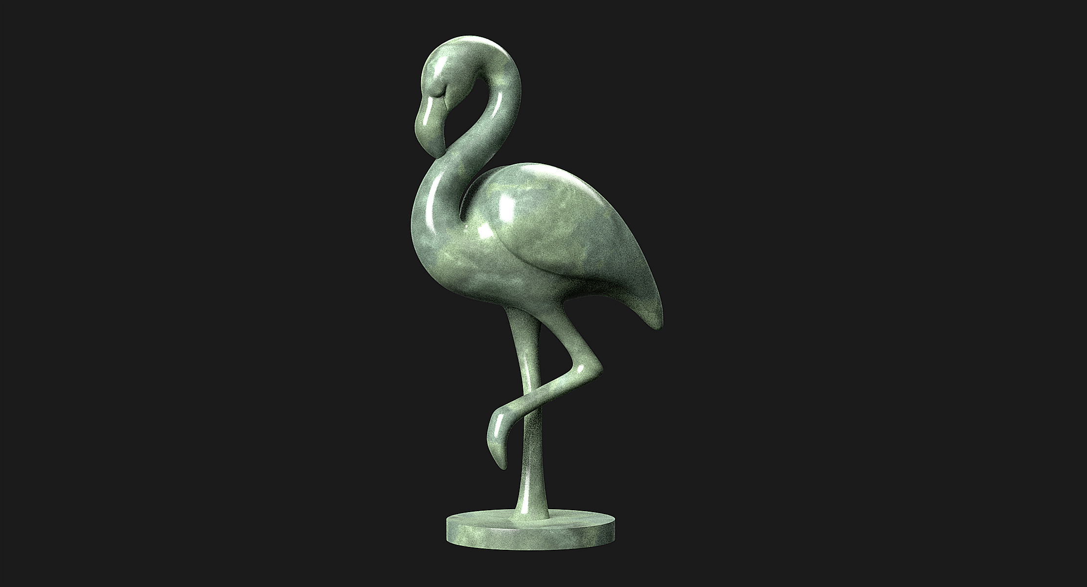 Flamingo 3D print model_9