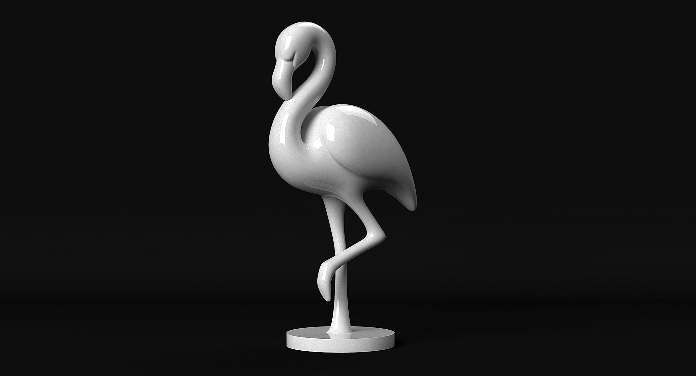 Flamingo 3D print model_1