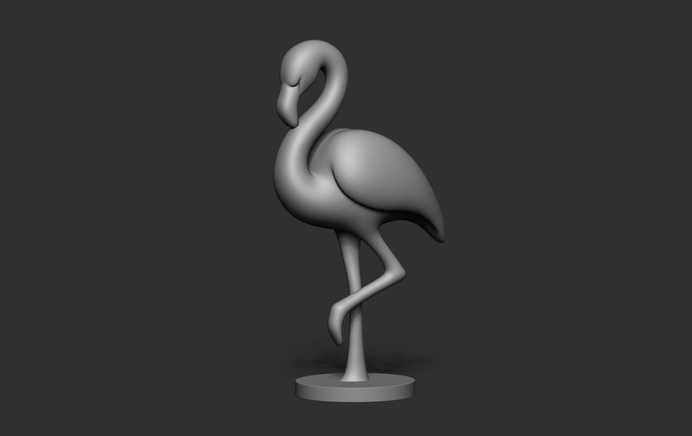 Flamingo 3D print model_12