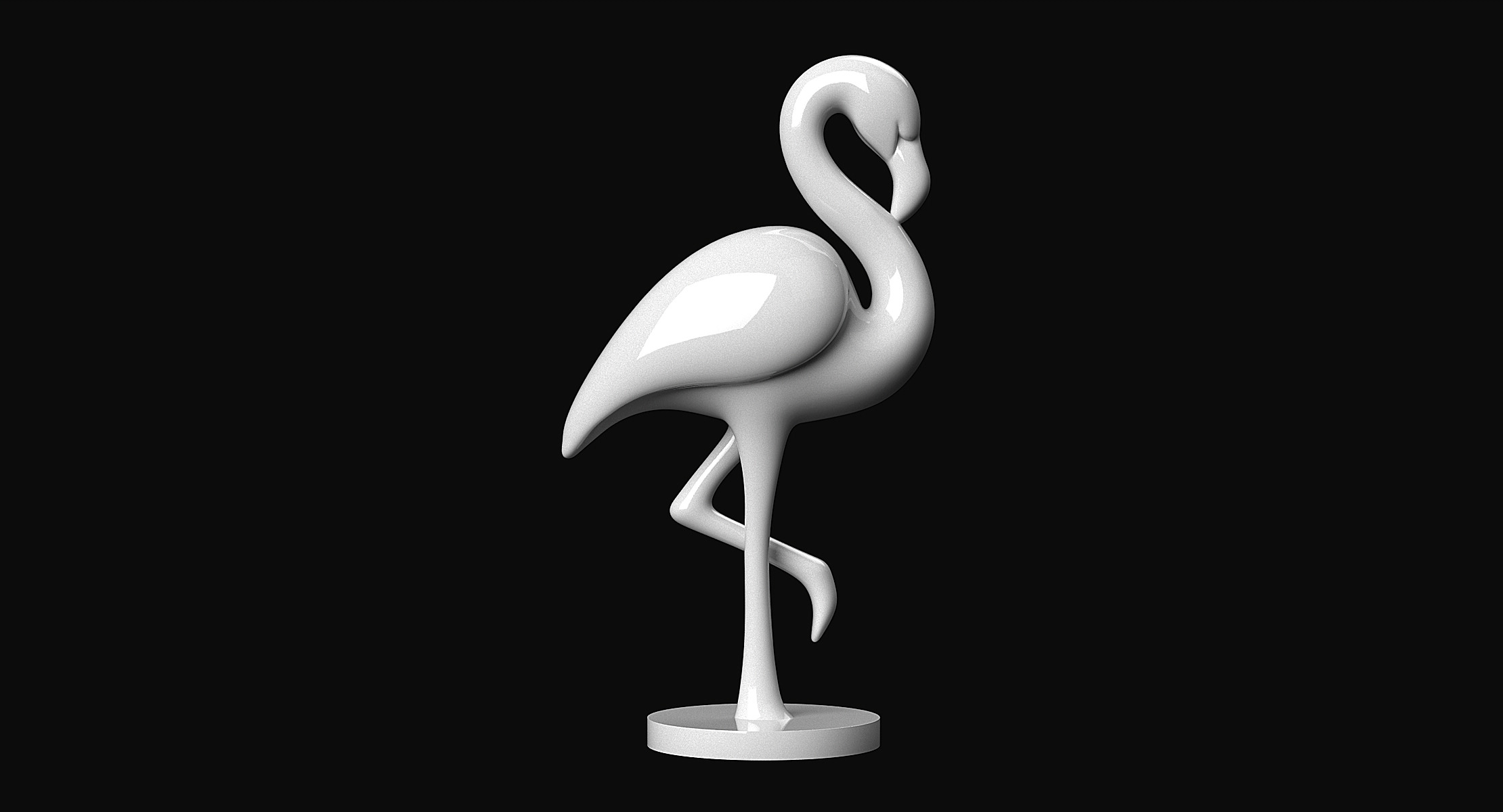 Flamingo 3D print model_5
