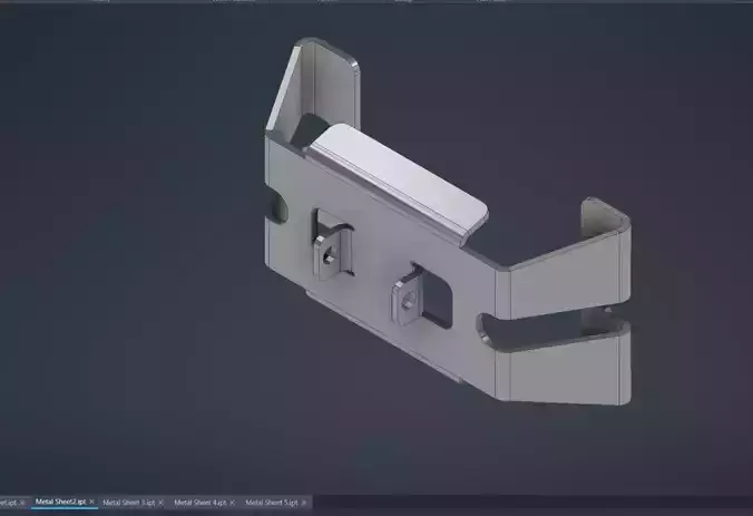 Metal  Sheet 2 Practice Exercise  3D print model