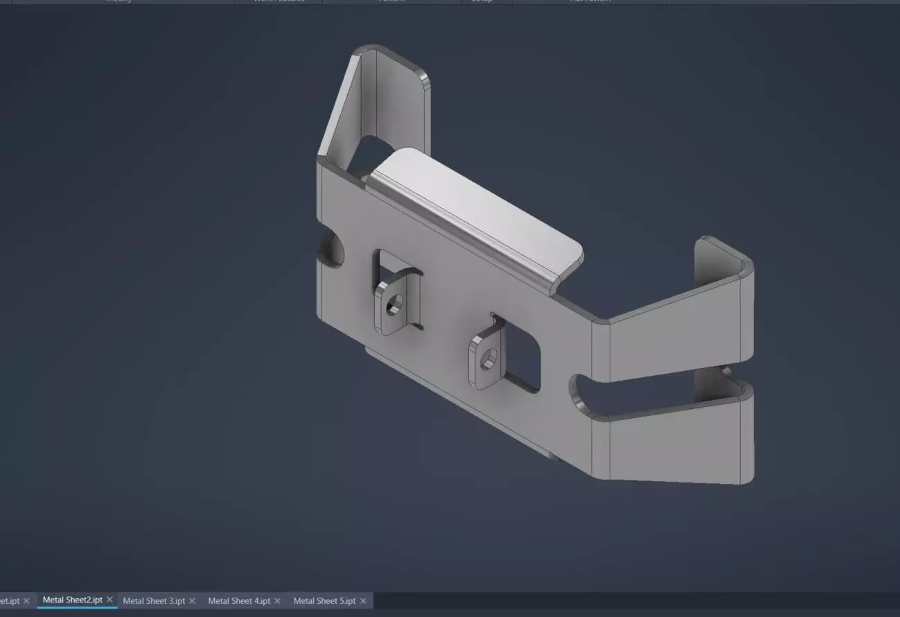 Metal  Sheet 2 Practice Exercise  3D print model_0