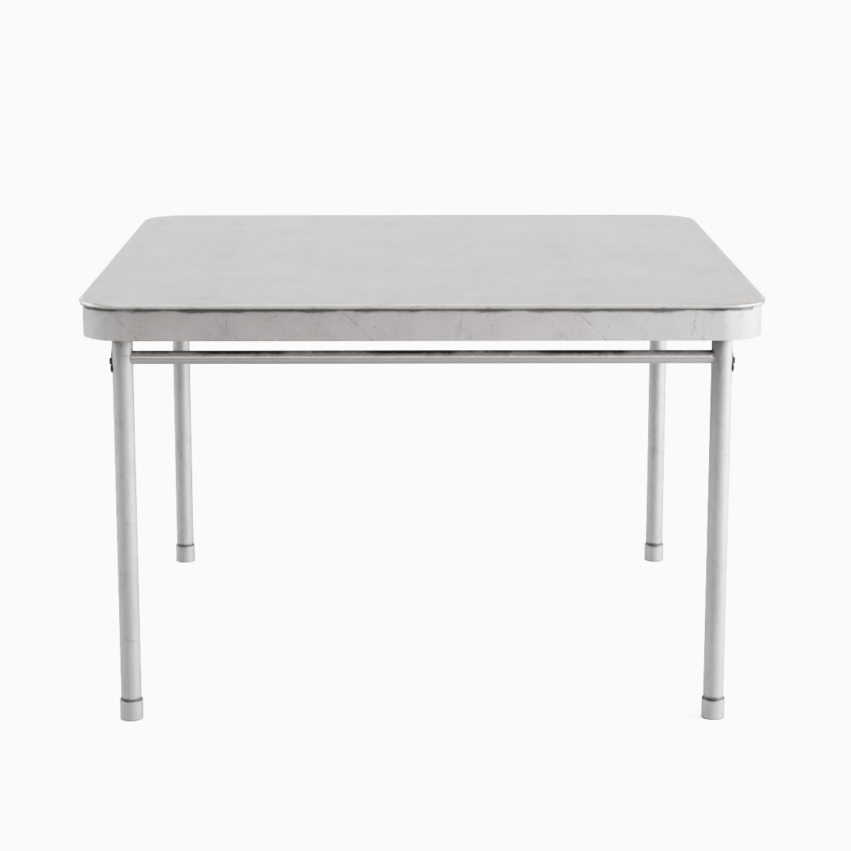 Folding Table Set Low-poly 3D model_8