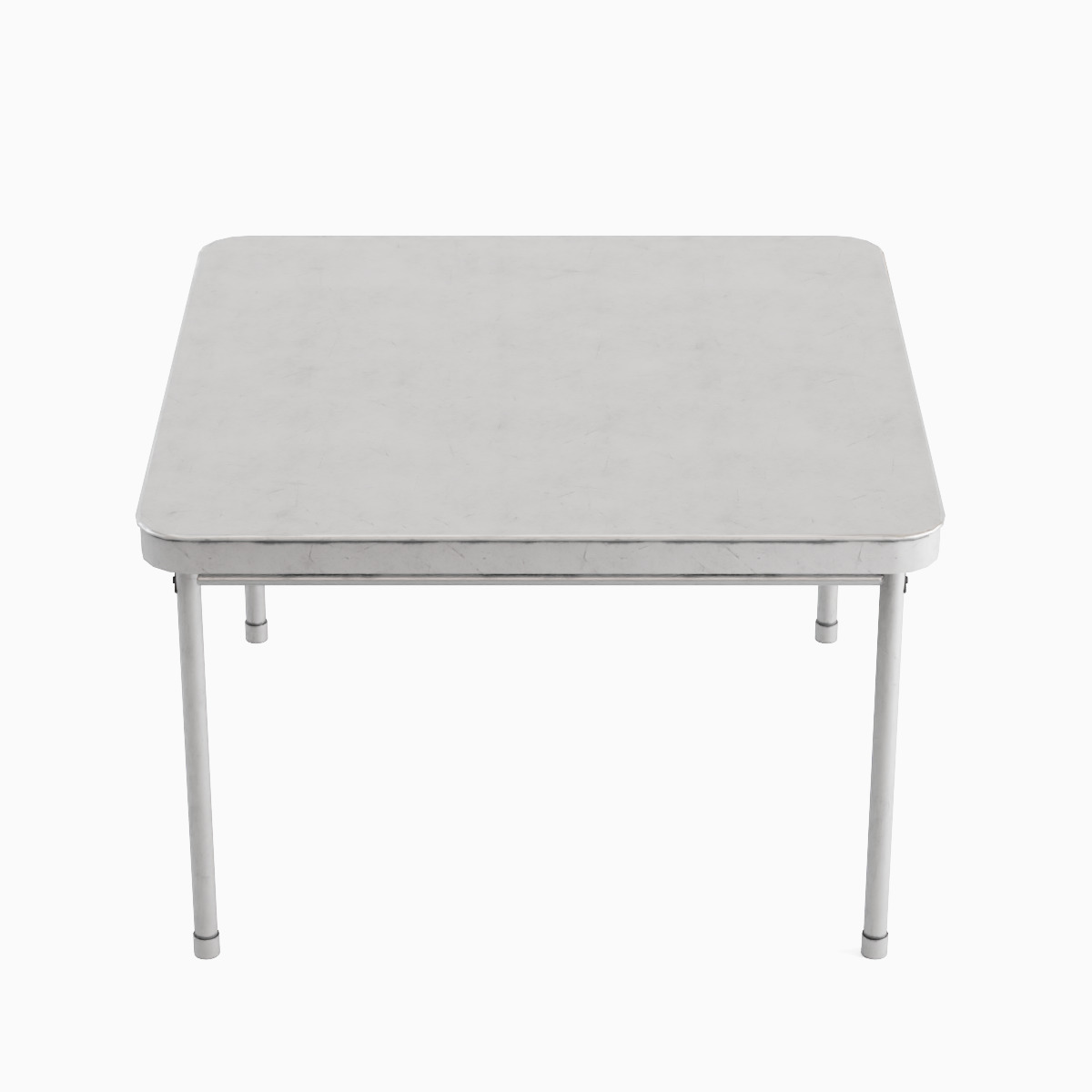 Folding Table Set Low-poly 3D model_11