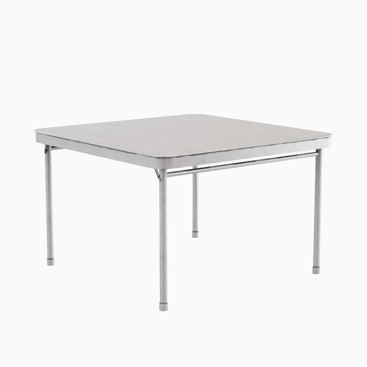 Folding Table Set Low-poly 3D model_9