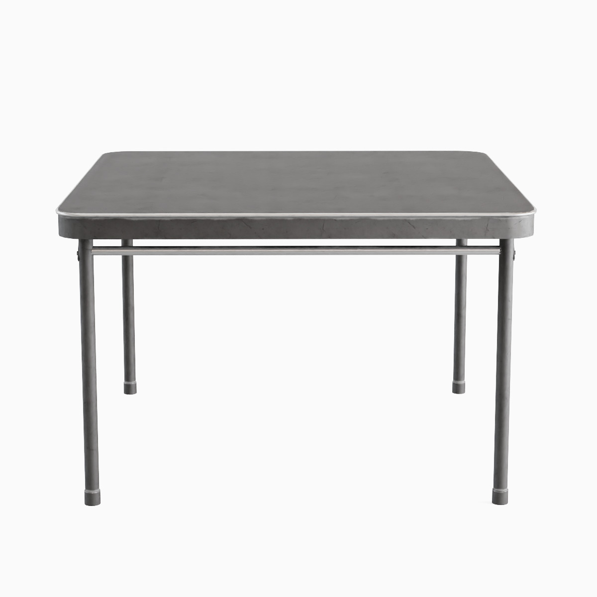 Folding Table Set Low-poly 3D model_14
