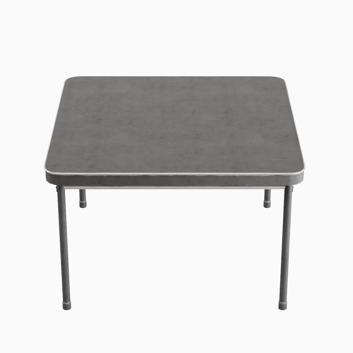 Folding Table Set Low-poly 3D model_17