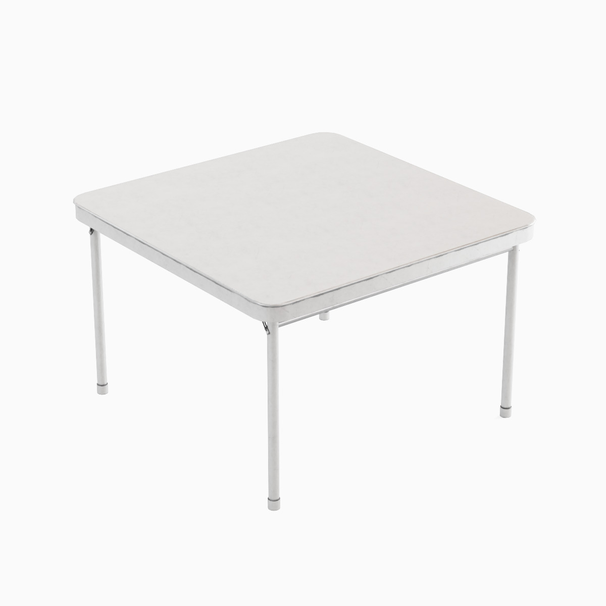 Folding Table Set Low-poly 3D model_6