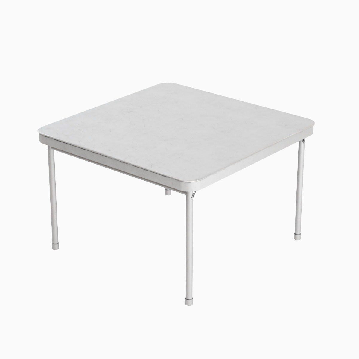 Folding Table Set Low-poly 3D model_13
