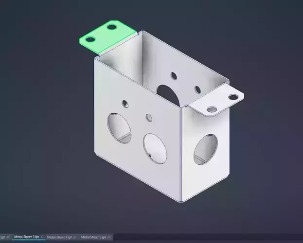 Metal Sheet 3 Practice Exercise  3D print model