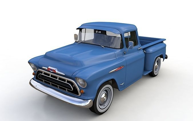 Chevy 3100 Steepside Pickup 1957 3D model