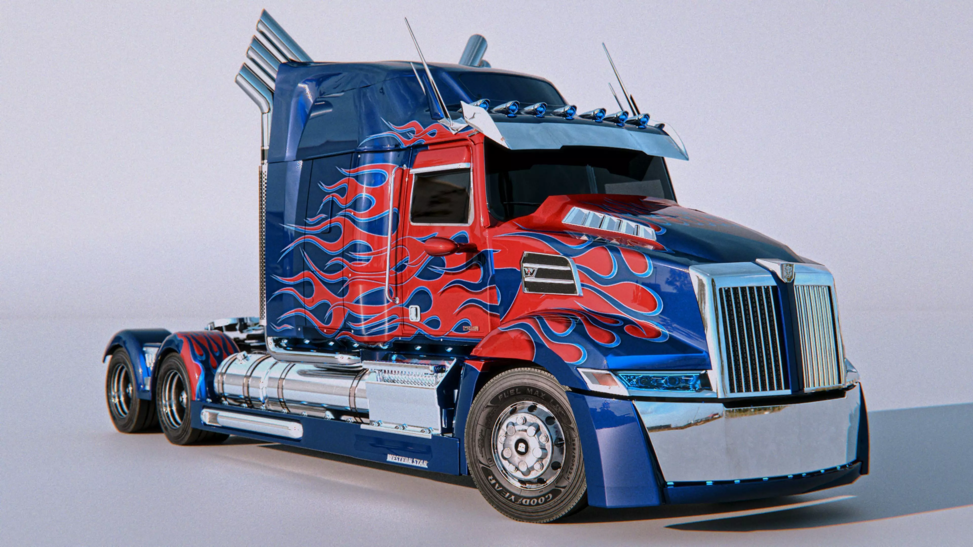 Western Star 5700xe Optimus Prime 3D model