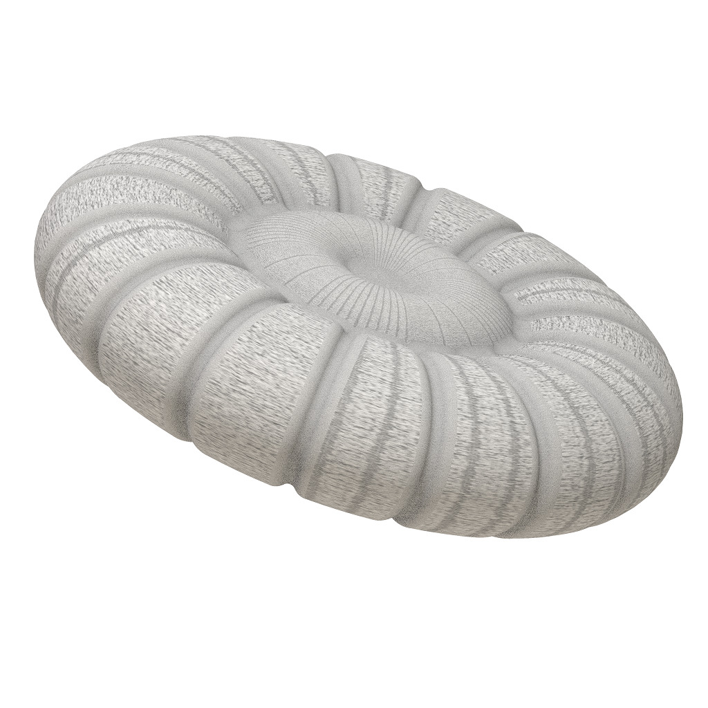 Exquisite Round Pillow 3D print model_3