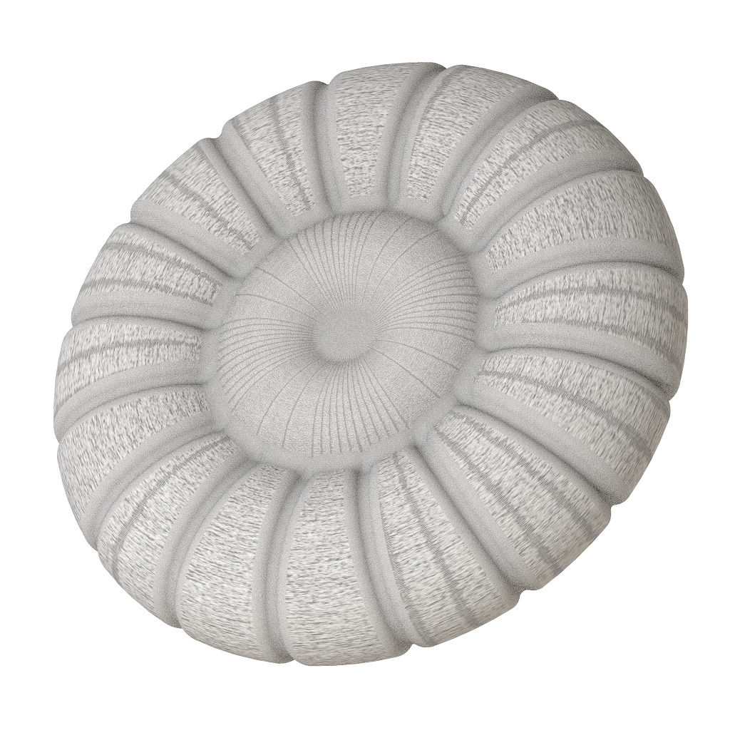 Exquisite Round Pillow 3D print model_2