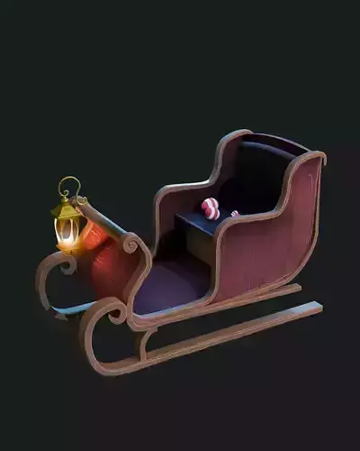 Christmas Sleigh Game-Ready