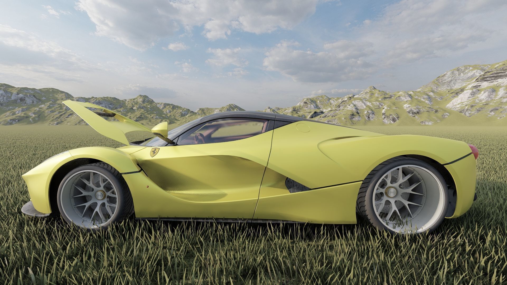 Ferrari laFerrari 3D model_9