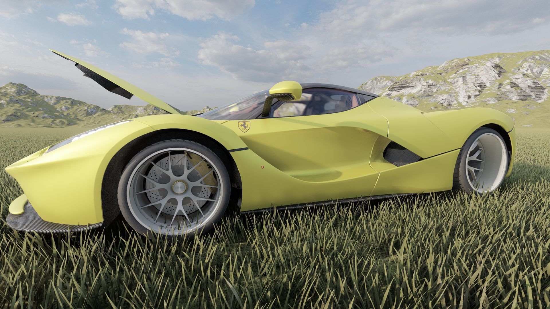 Ferrari laFerrari 3D model_8