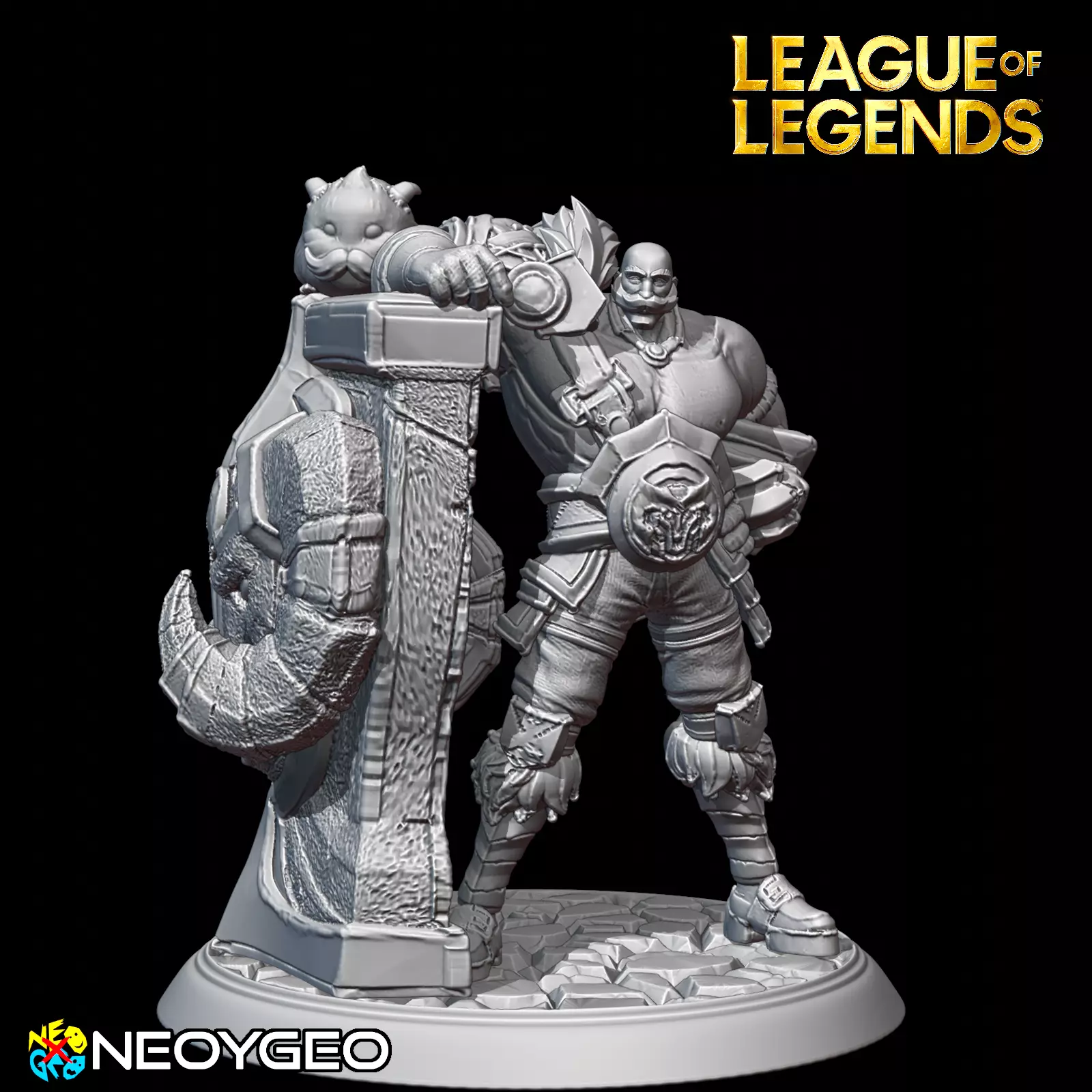 BRAUM - LEAGUE OF LEGENDS Free 3D print model