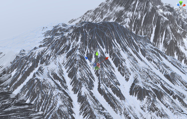 Snow Mountain - Low Poly Low-poly 3D model_2