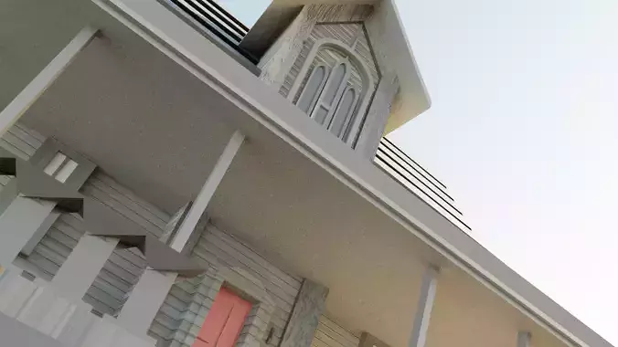 Low-Poly Old House Game Ready Low-poly 3D model Low-Poly Old House Game Ready Low-poly 3D model